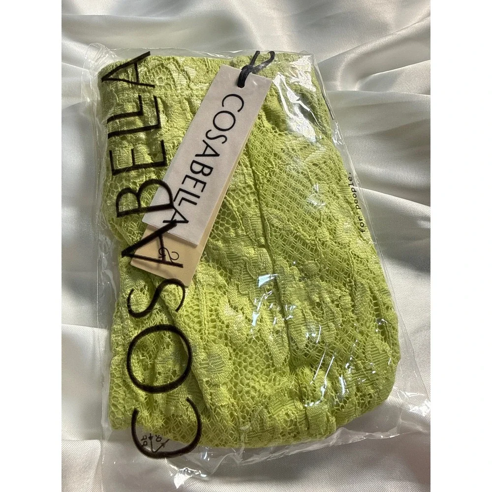 CosaBella‎ Green Lace Men's G-String Thong Sheer Stretch Designer Underwear L